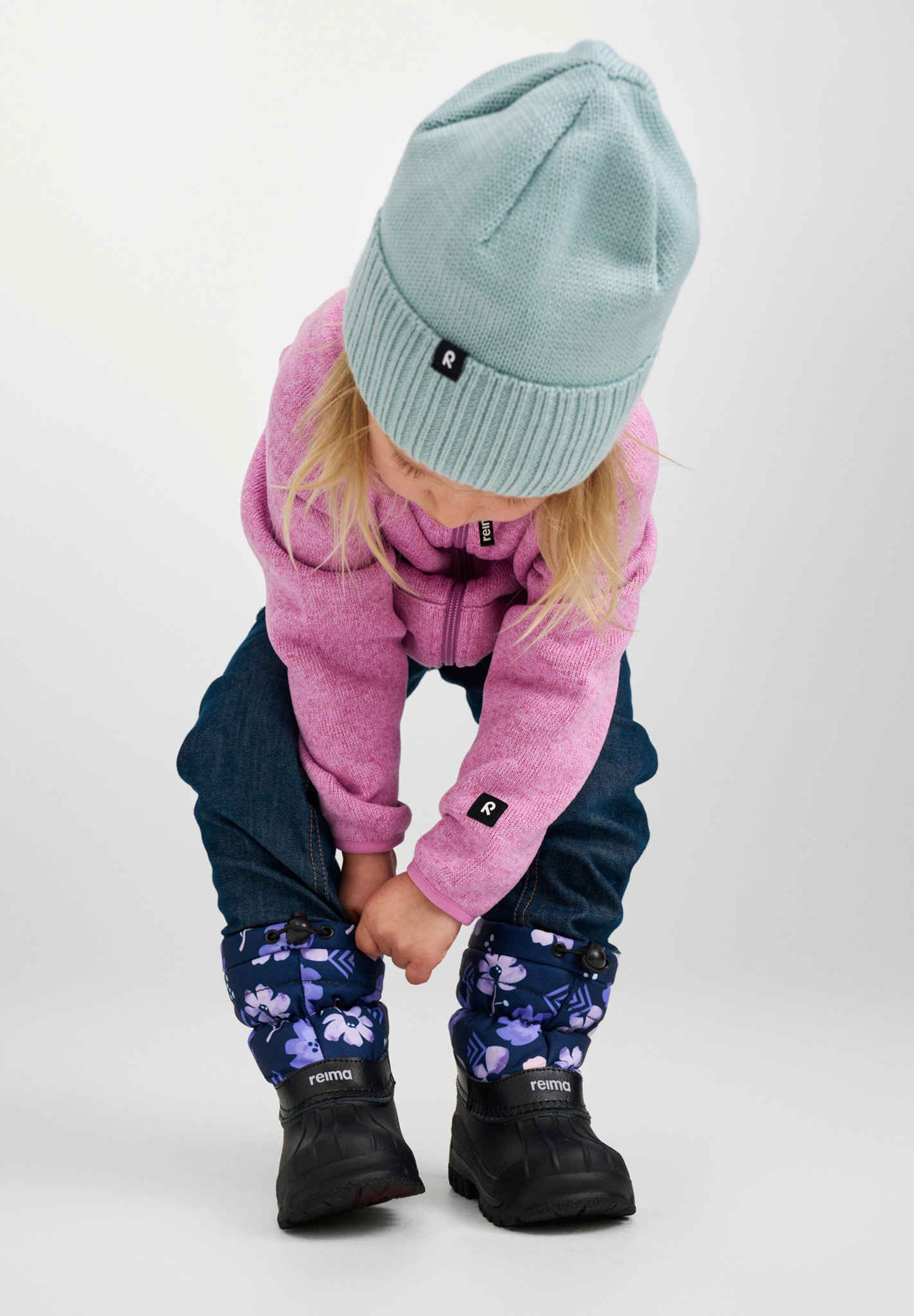 Reima Kinder Winterstiefel Nefar | Navy Flower (2nd Season) – Bild 3