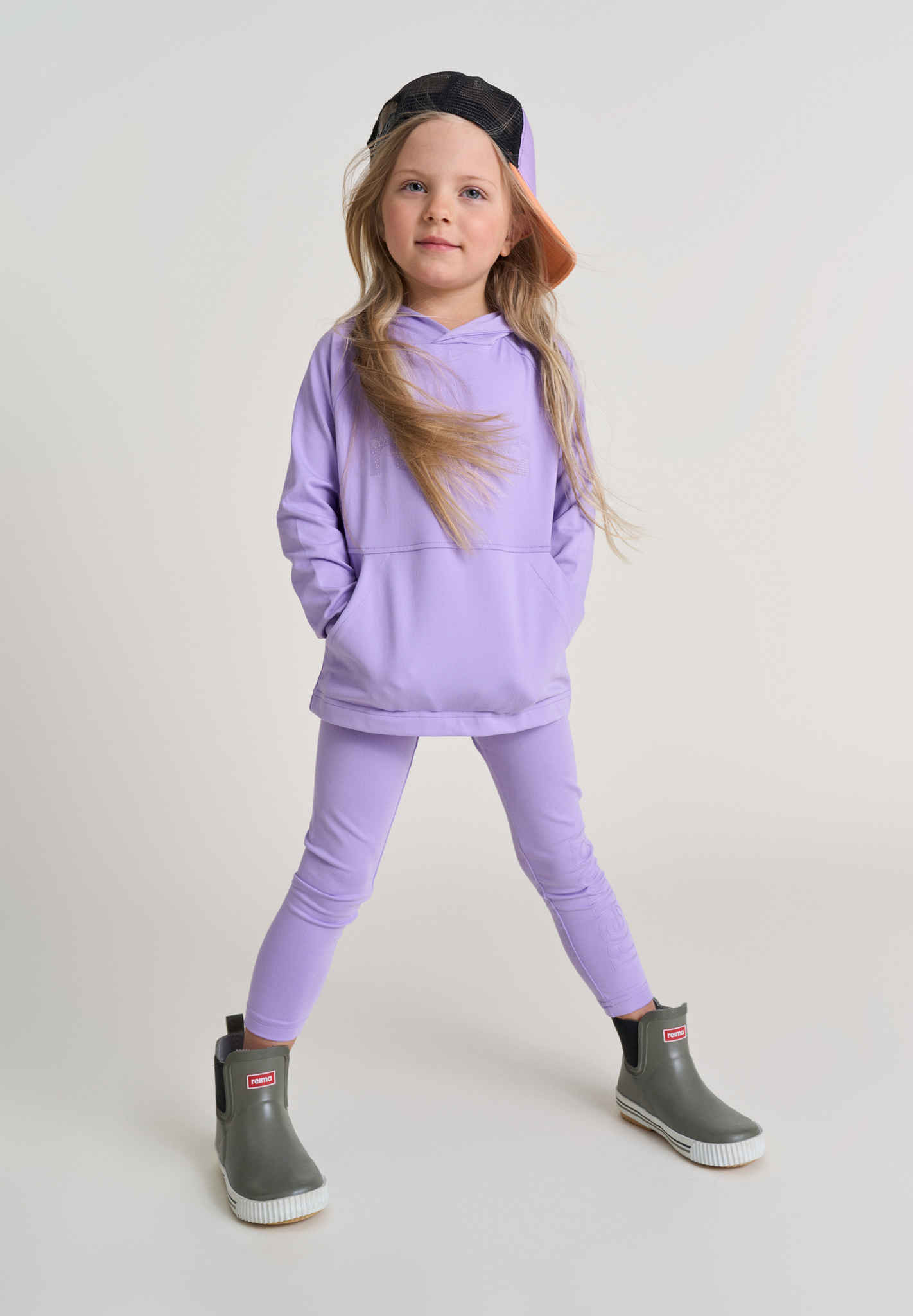 REIMA Kinder Gummistiefel ANKLES | greyish green – Bild 2