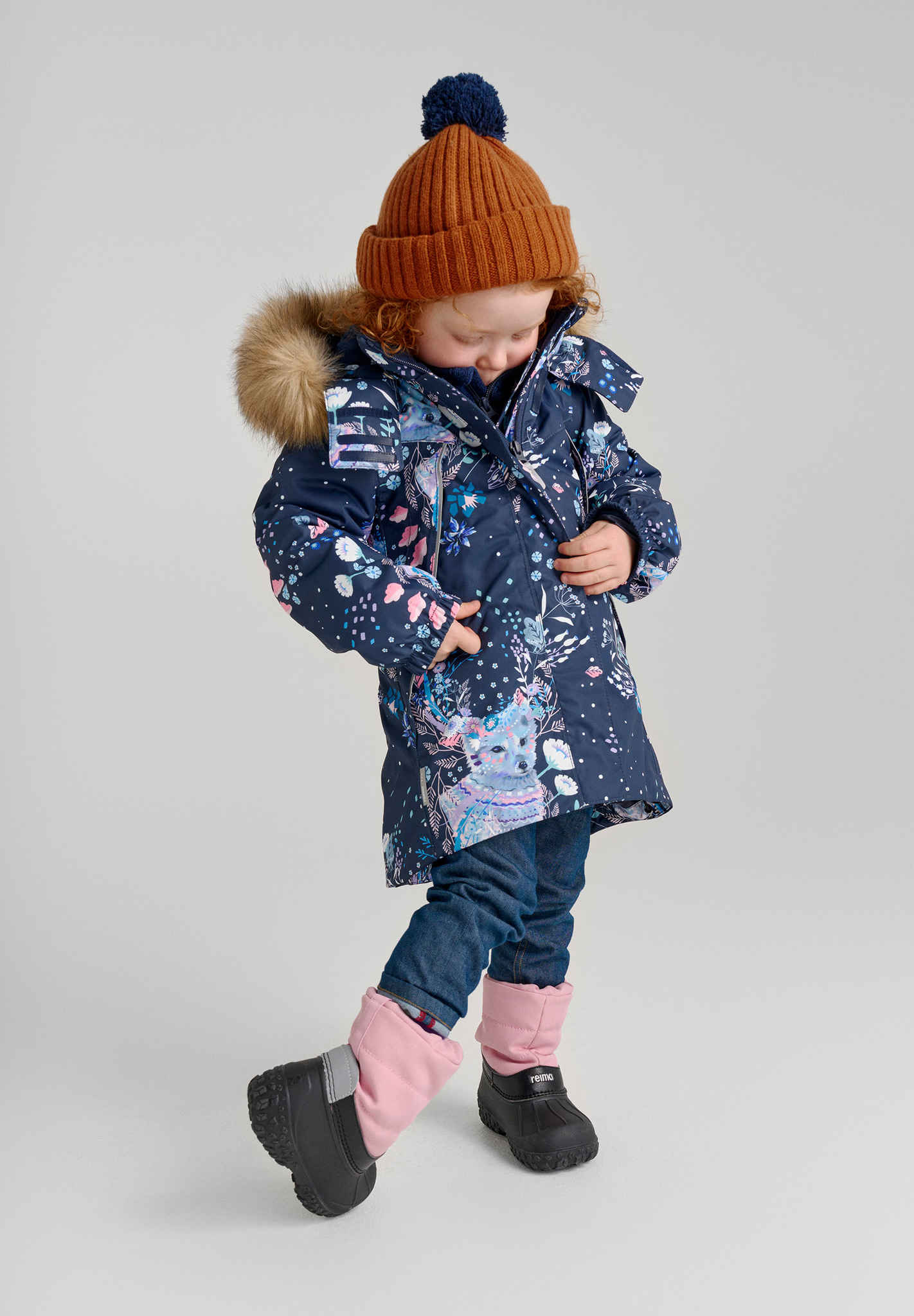 Reima Kinder Winterstiefel Loskari | grey pink (2nd Season) – Bild 8
