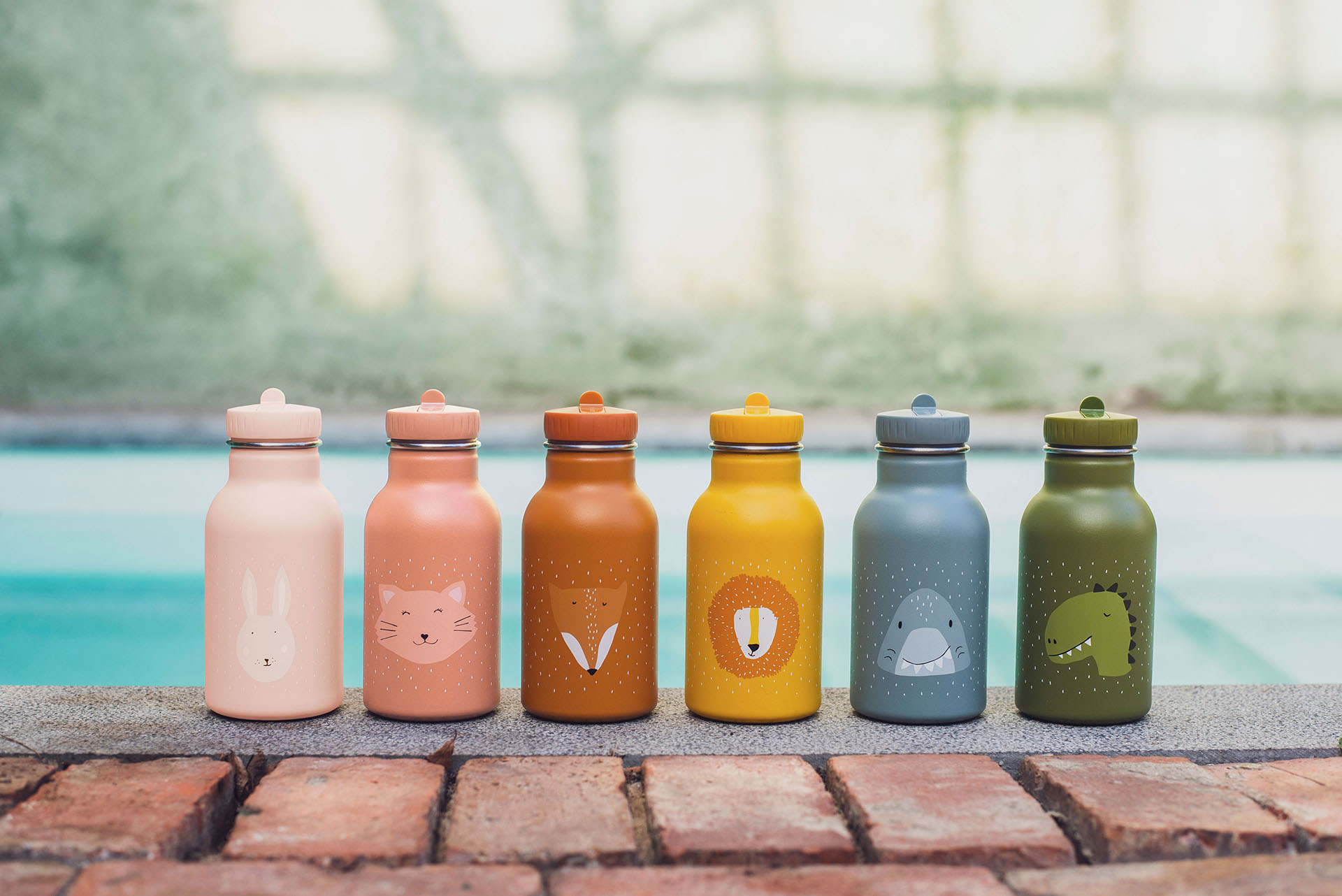 Trixie Thermos Trinkflasche 350ml | Hai – Bild 3