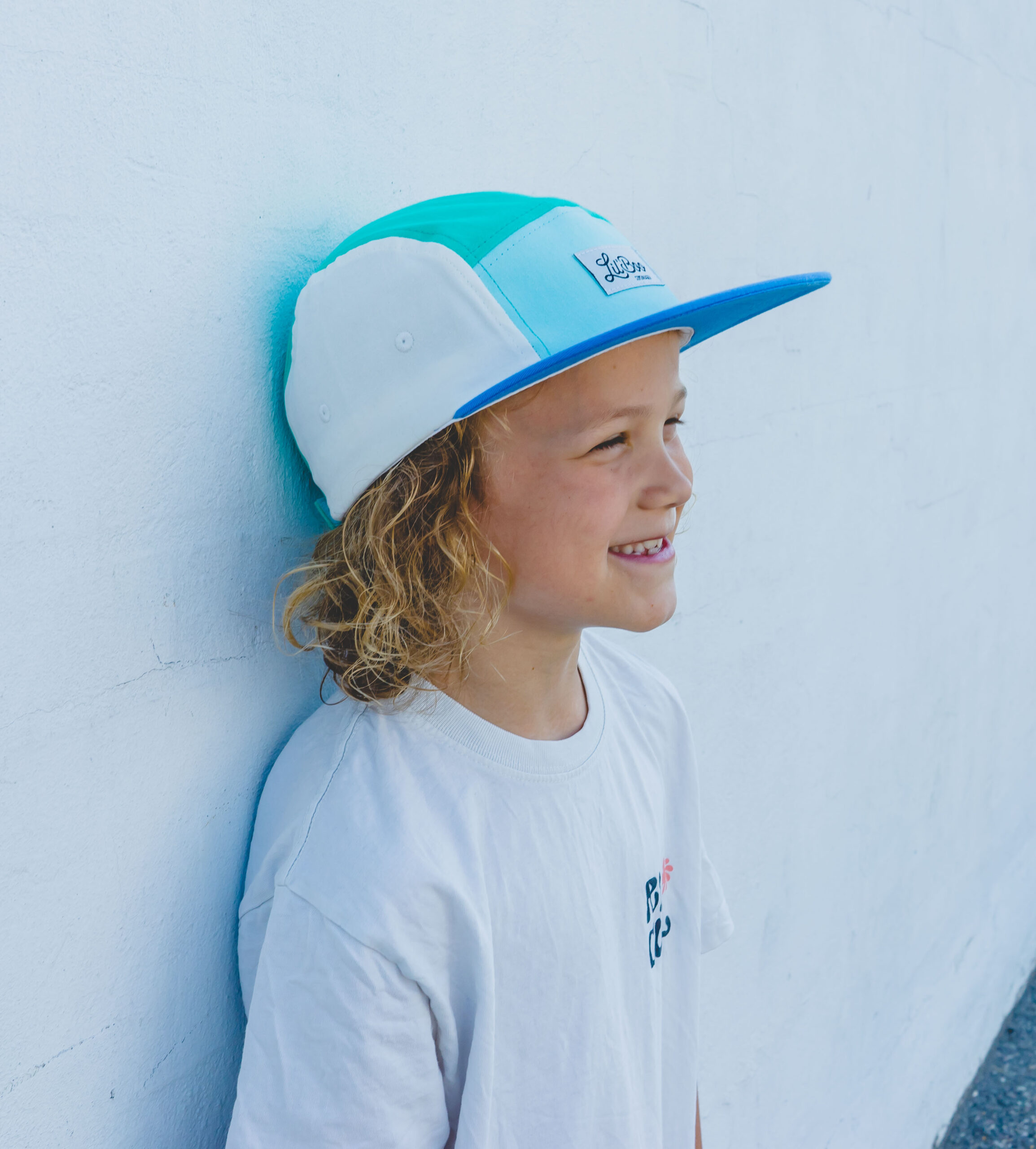 LIL' BOO 5 Panel CAP | Block Ocean