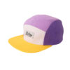LIL' BOO 5 Panel CAP | Block Purple yellow