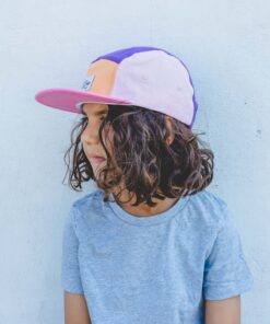 LIL' BOO 5 Panel CAP | Block Pink Purple