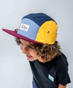 LIL' BOO 5 Panel CAP | Block Burgundy