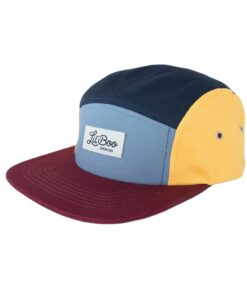 LIL' BOO 5 Panel CAP | Block Burgundy