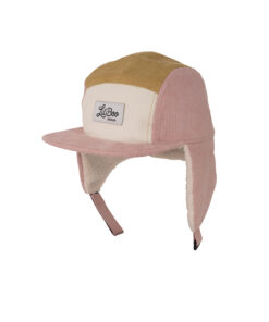 Alternative view of LIL' BOO 5 Panel Cord CAP mit Fleece und Ohrenklappen | pink