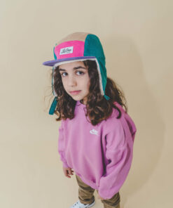 LIL' BOO 5 Panel Cord CAP mit Fleece und Ohrenklappen | retro
