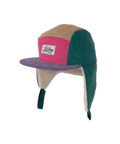 Alternative view of LIL' BOO 5 Panel Cord CAP mit Fleece und Ohrenklappen | retro