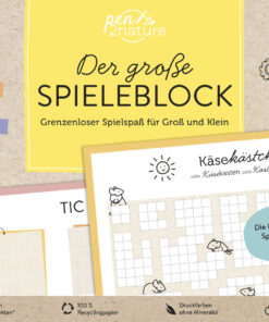 pen2nature Spielblock | Spielspass für Gross und Klein (ab 8 J.)