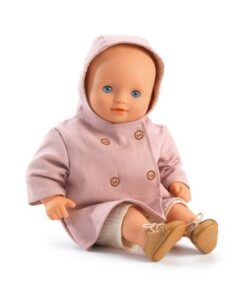Djeco Pomea Puppen Kleiderset (28-34cm) | Mantel mit Kapuze