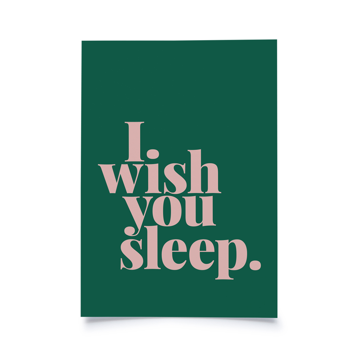 Tadah Postkarte | I wish you sleep.