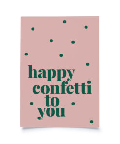 Tadah Postkarte | happy confetti to you