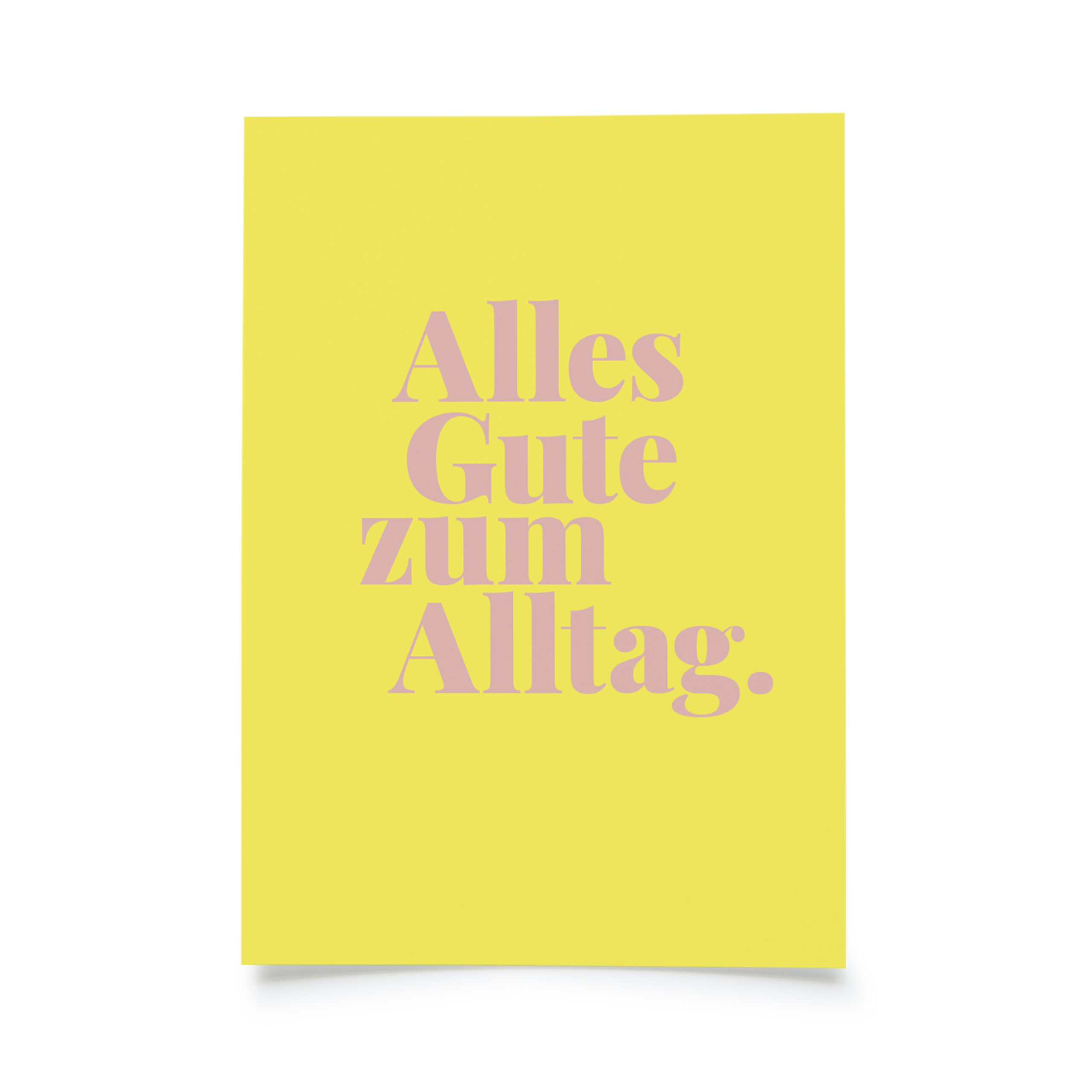 Tadah Postkarte | Alles Gute zum Alltag