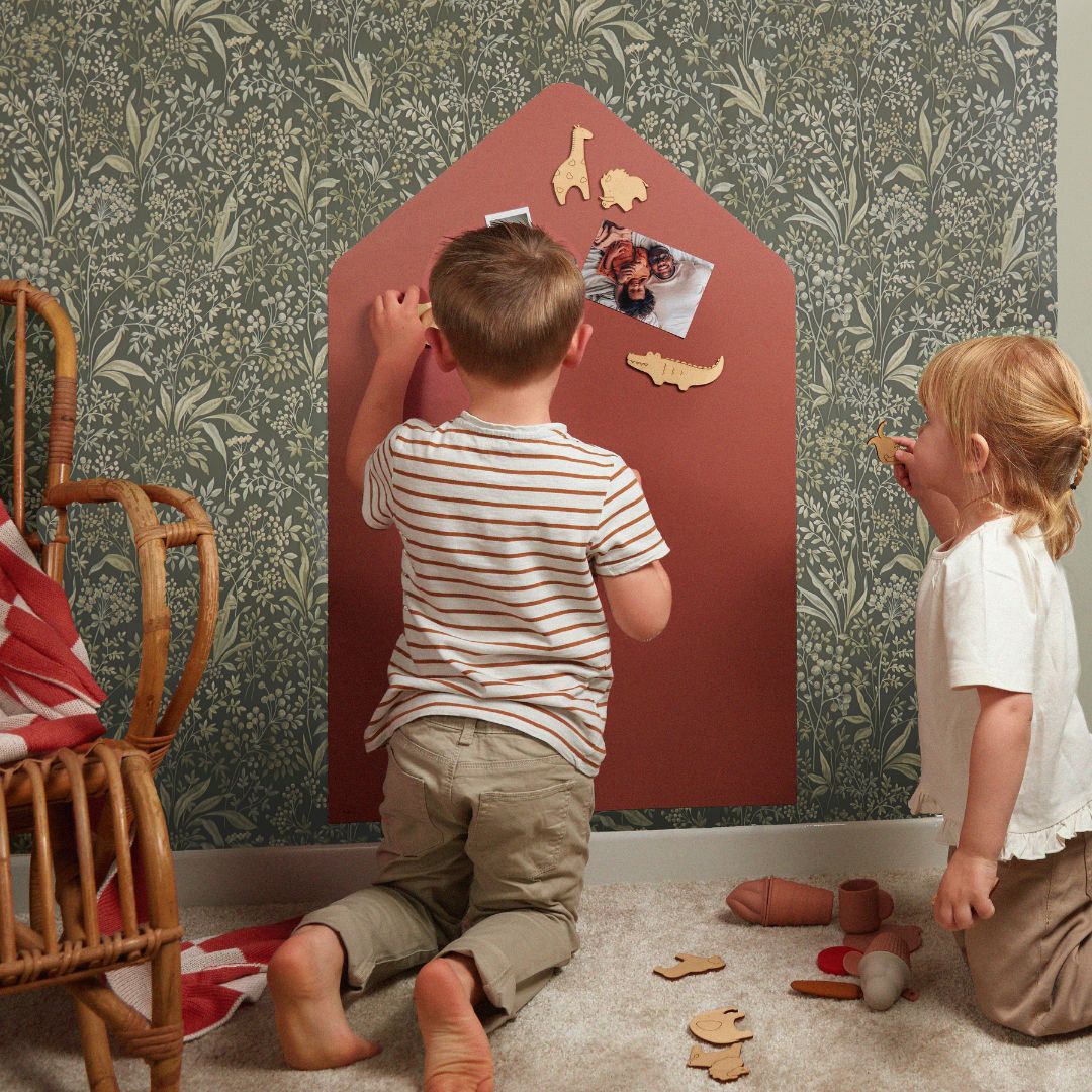 FERFLEX Magnettafel HAUS (selbstklebend) | terrakotta – Bild 3