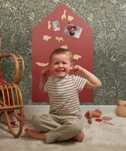 FERFLEX Magnettafel HAUS (selbstklebend) | terrakotta