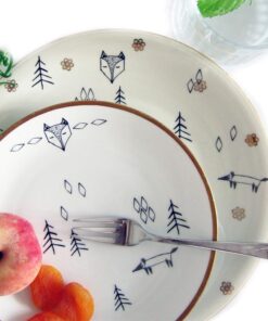 Porzellansticker Fuchs im Wald