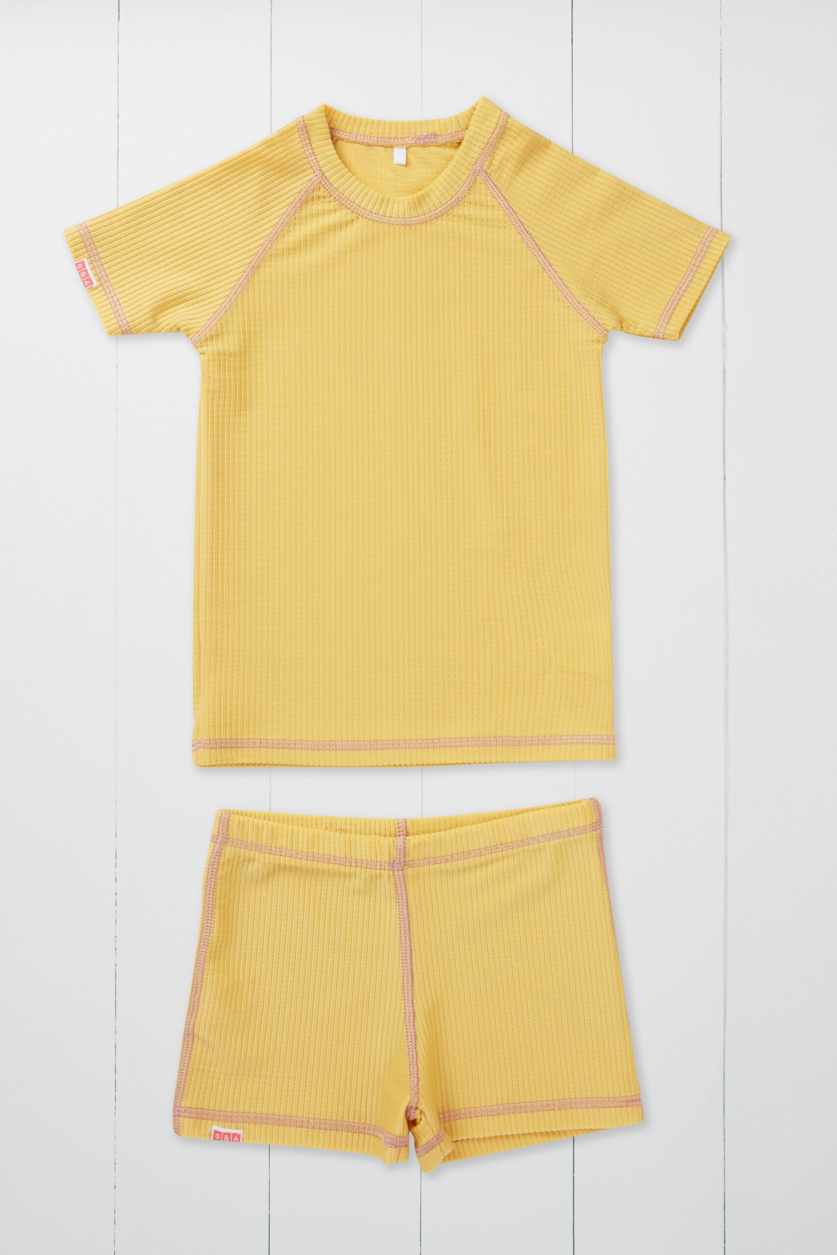 Grass & Air Kinder Badeshorts gerippt | OCHRE – Bild 3