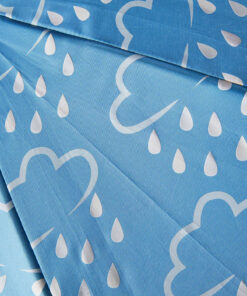 Grass & Air Farbwechselnder Regenschirm | Hellblau