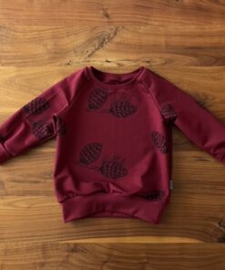 Hirschli Handmade Mitwachs Pullover Föhre | bordeaux