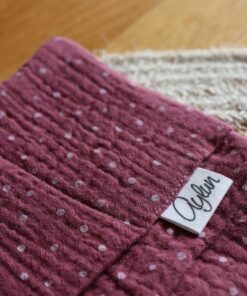 AYLUN Hülle Gesundheitsheft | Violett-Pünktli