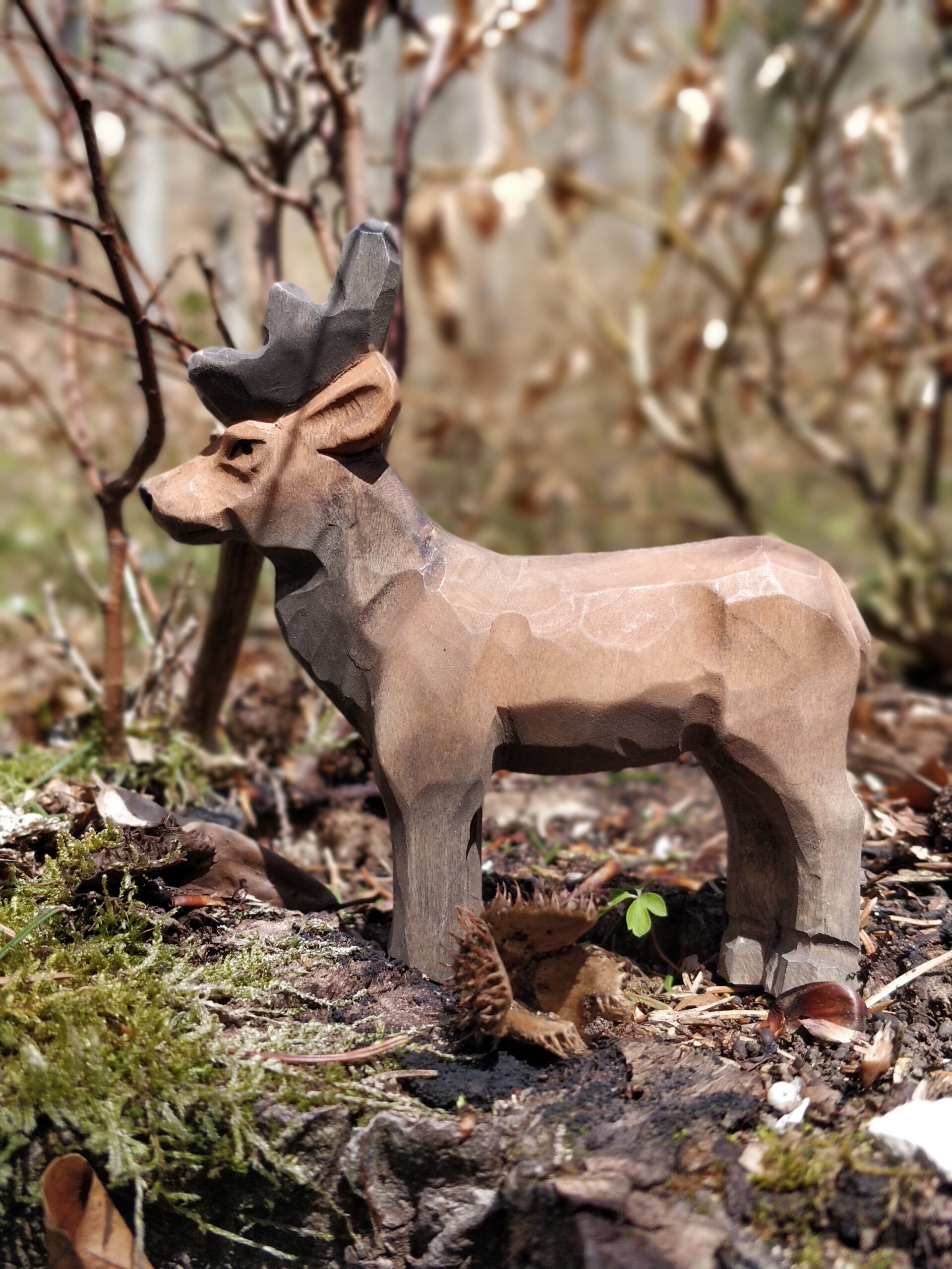 Wudimals® Tierspielzeug aus Holz | Hirsch