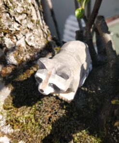 Wudimals® Tierspielzeug aus Holz | Waschbär