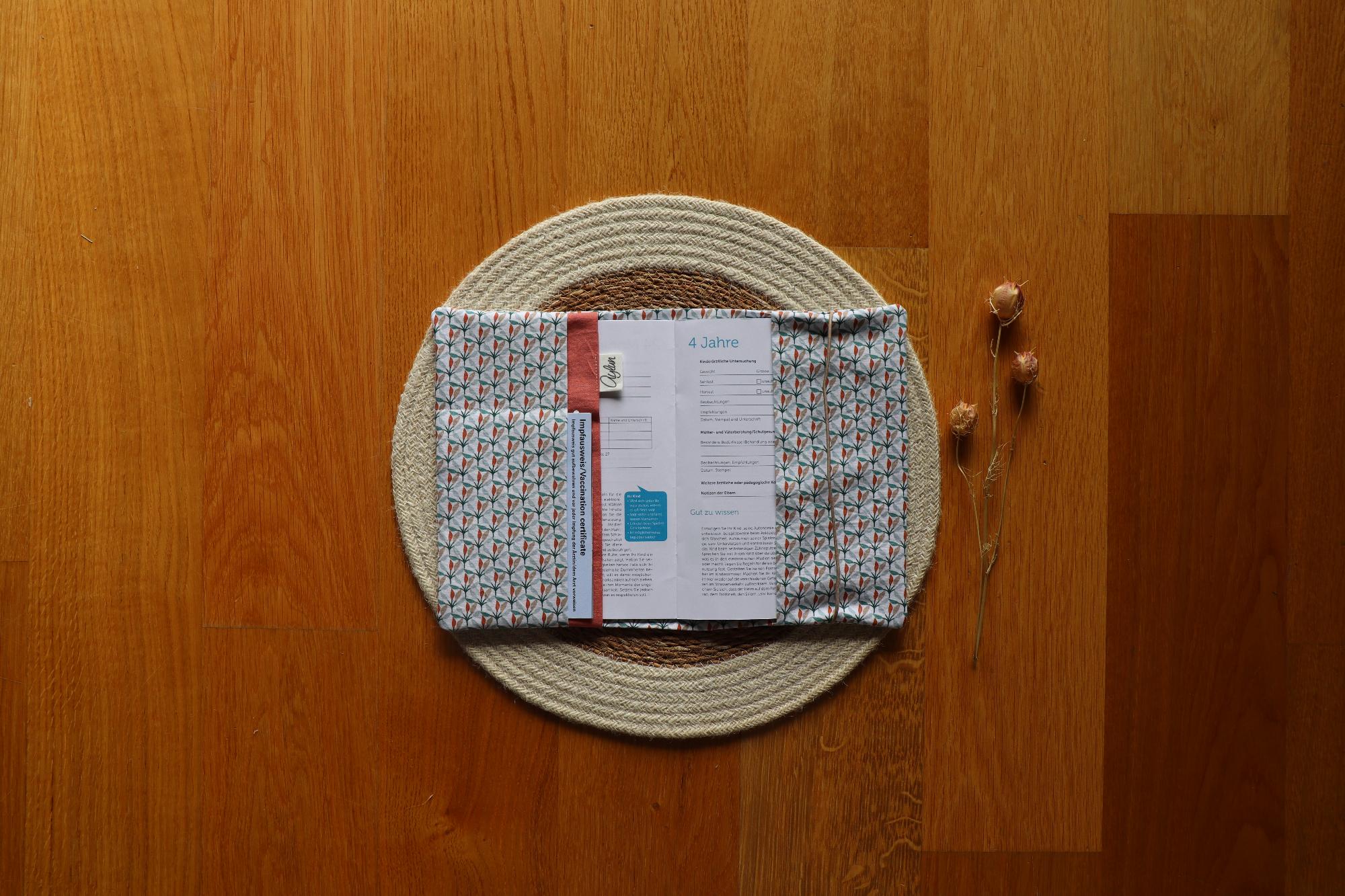 Hülle für Gesundheitsheft Blatt