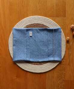 Hülle für Gesundheitsheft Herzen blau