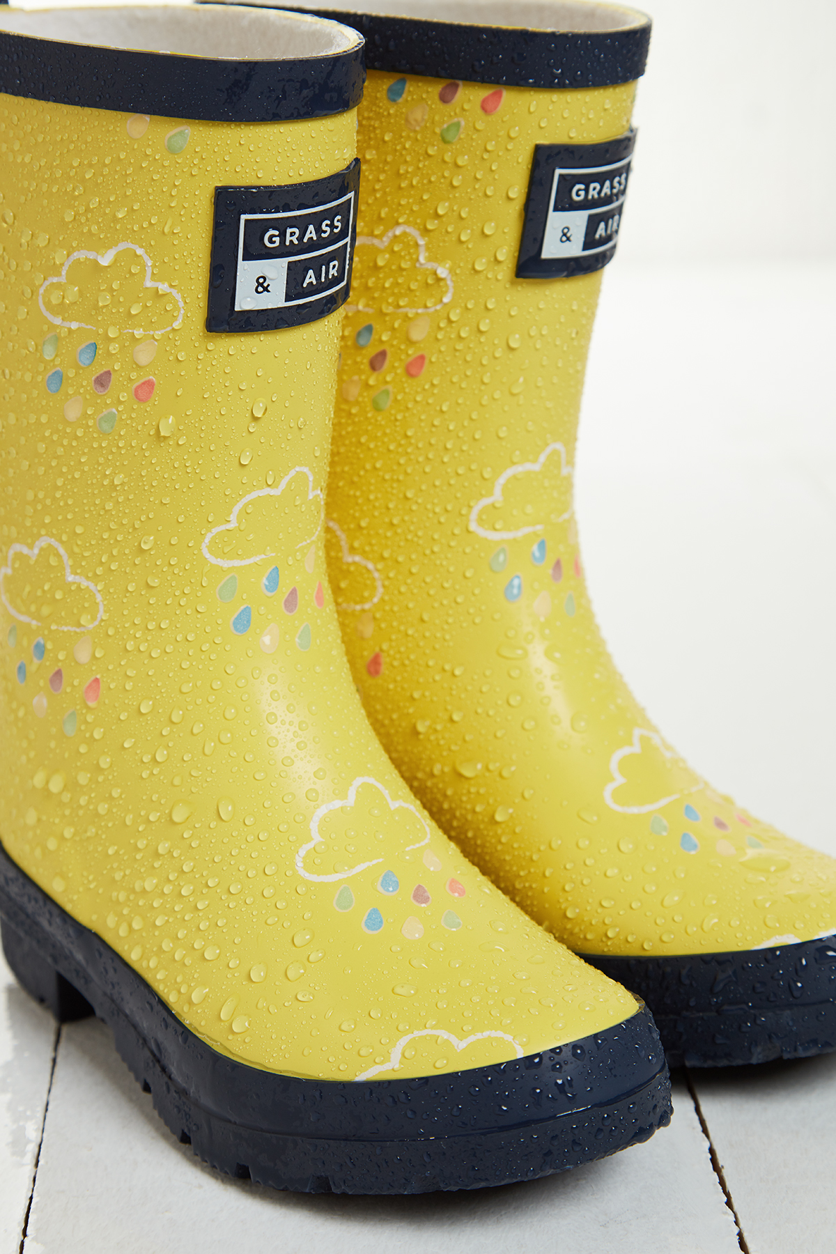 Grass & Air Farbwechsel Gummistiefel junior | YELLOW