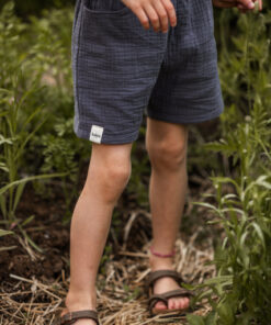Kukka Kids Musselin Shorts ROSA | dunkelgrau