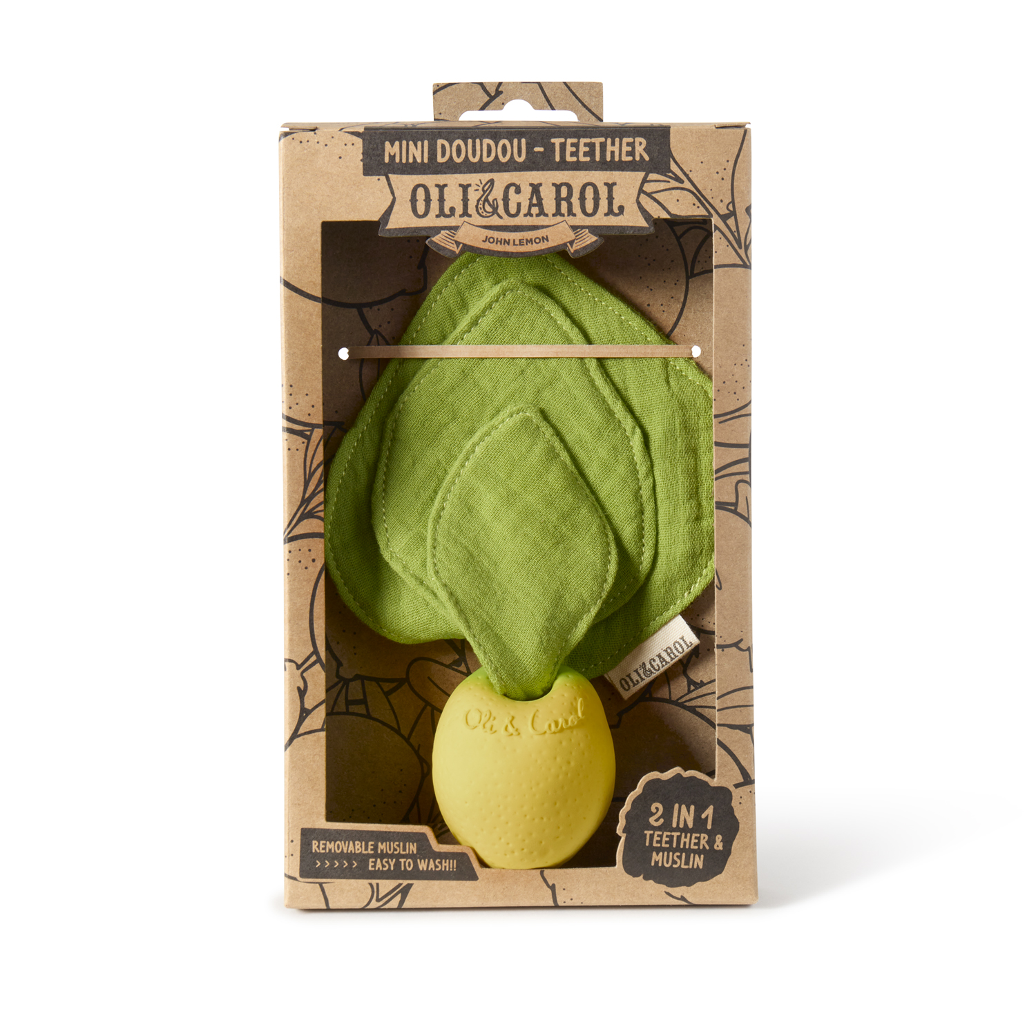 Oli&Carol MINI DOUDOU BEISSRING | Lemon