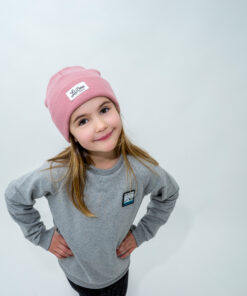 LIL' BOO Classic Beanie (100% Baumwolle) | dusty pink