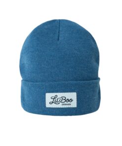 LIL' BOO Classic Beanie (100% Baumwolle) | med blue