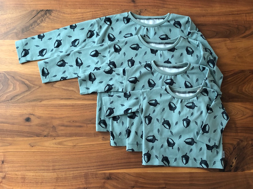 Hirschli Handmade Loosefit Langarmshirt | Nüsse – Bild 3