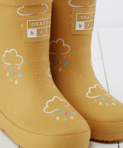 Alternative view of Grass & Air Farbwechselnde Winter-Gummistiefel | senfgelb