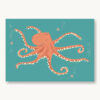 VIERUNDFÜNFZIG Postkarte | Krake Octopus