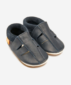 barfussschuh Amigo Sandale blau von Orangenkinder