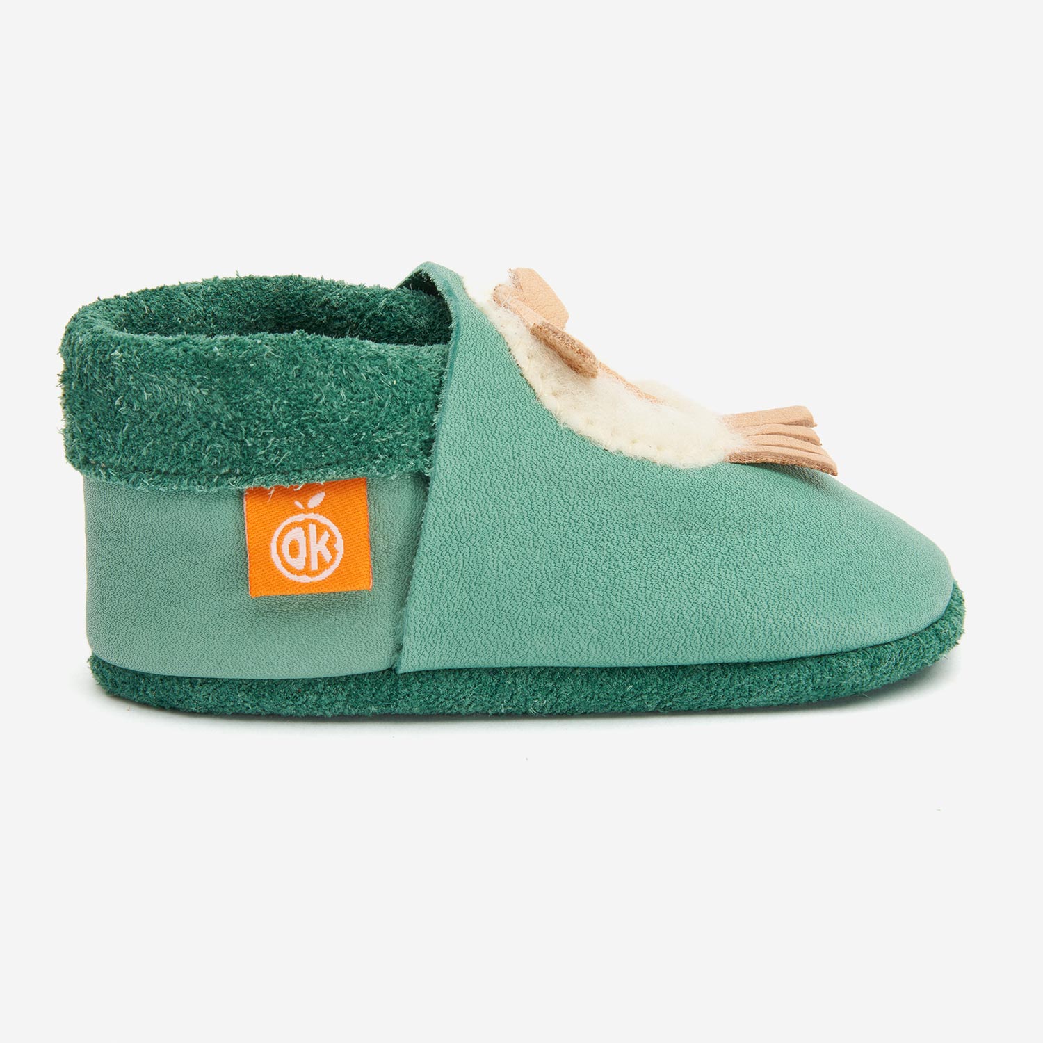 Orangenkinder Hausschuhe Lederfinkli | Schaf