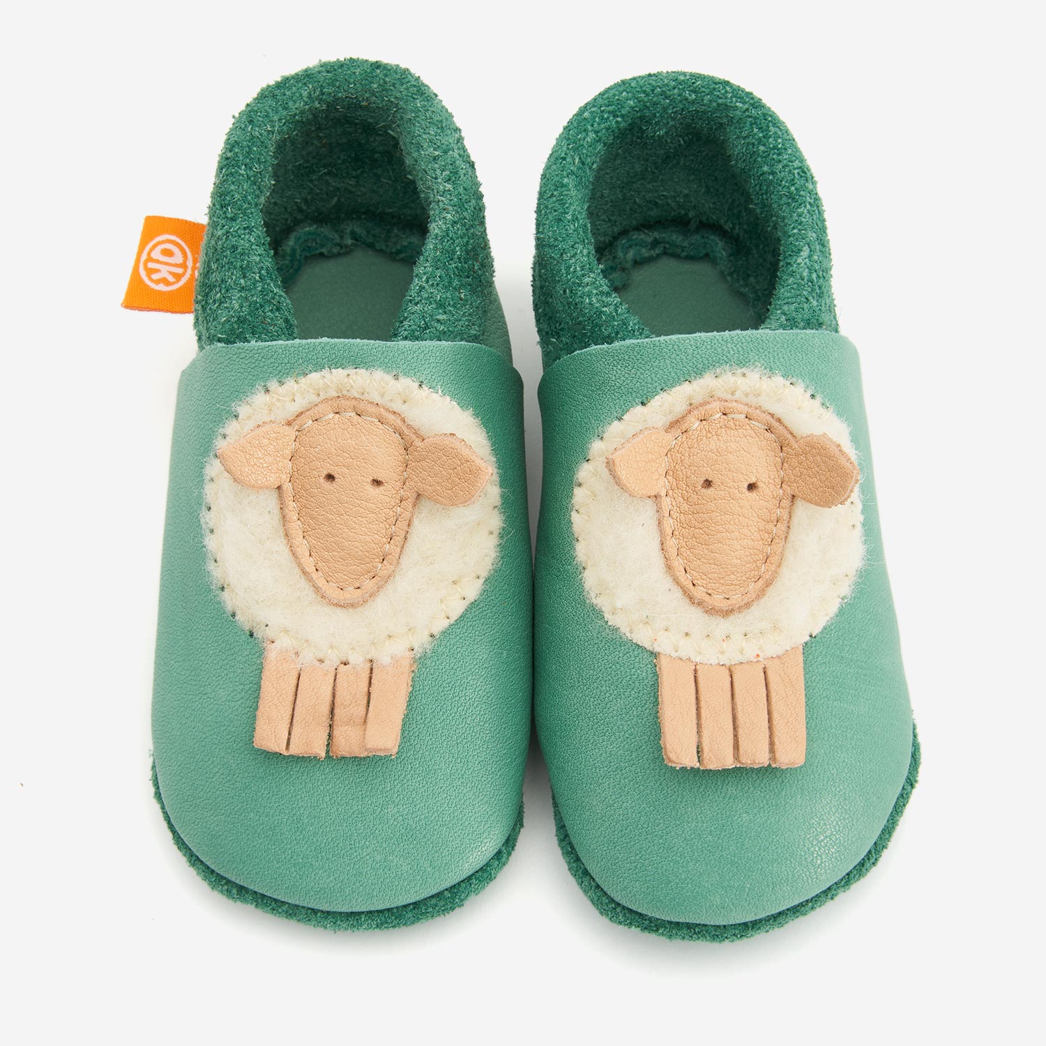 Orangenkinder Hausschuhe Lederfinkli | Schaf