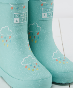 Alternative view of Grass & Air Farbwechsel Winter-Gummistiefel | türkis