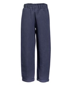 MENIQUE Kids Bio Leinen Hose DAKOTA | Storm blue