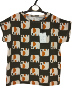 Slowfashon handmade t-shirt Elefant