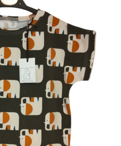 Slowfashon handmade t-shirt Elefant