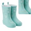 farbwechsel Winter-Gummistiefel türkis gefüttert von grass & air