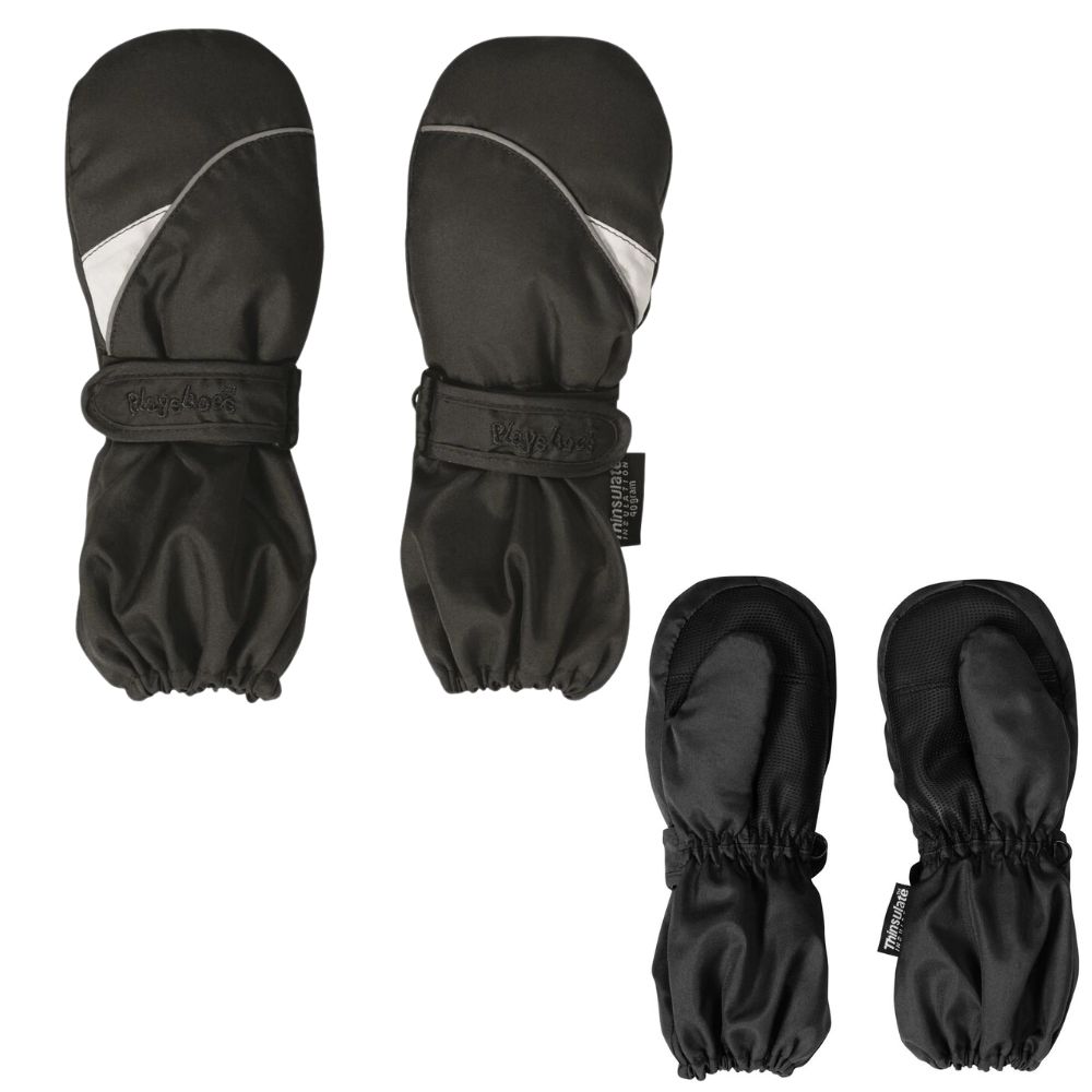 Playshoes Kinder Fausthandschuhe | Schwarz