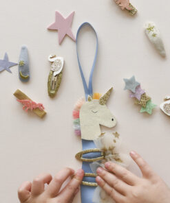 Rockahula Aufhänger für Haarspangen | Rainbow Unicorn