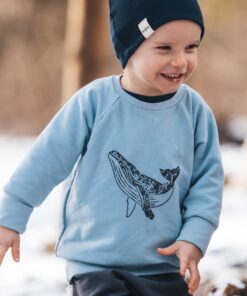 OLEANDER Sweat-Pullover für Kinder mit Wal