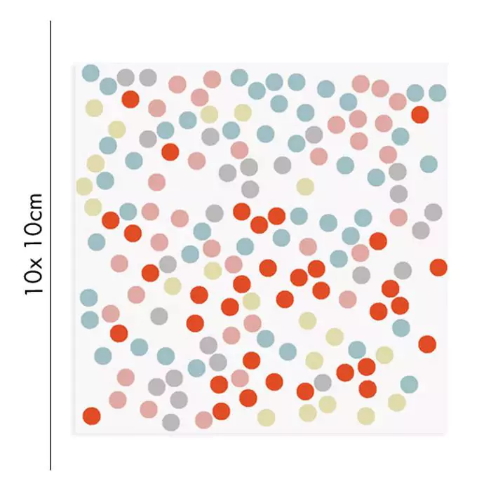 Nuukk Porzellansticker | Bunte Punkte – Bild 2