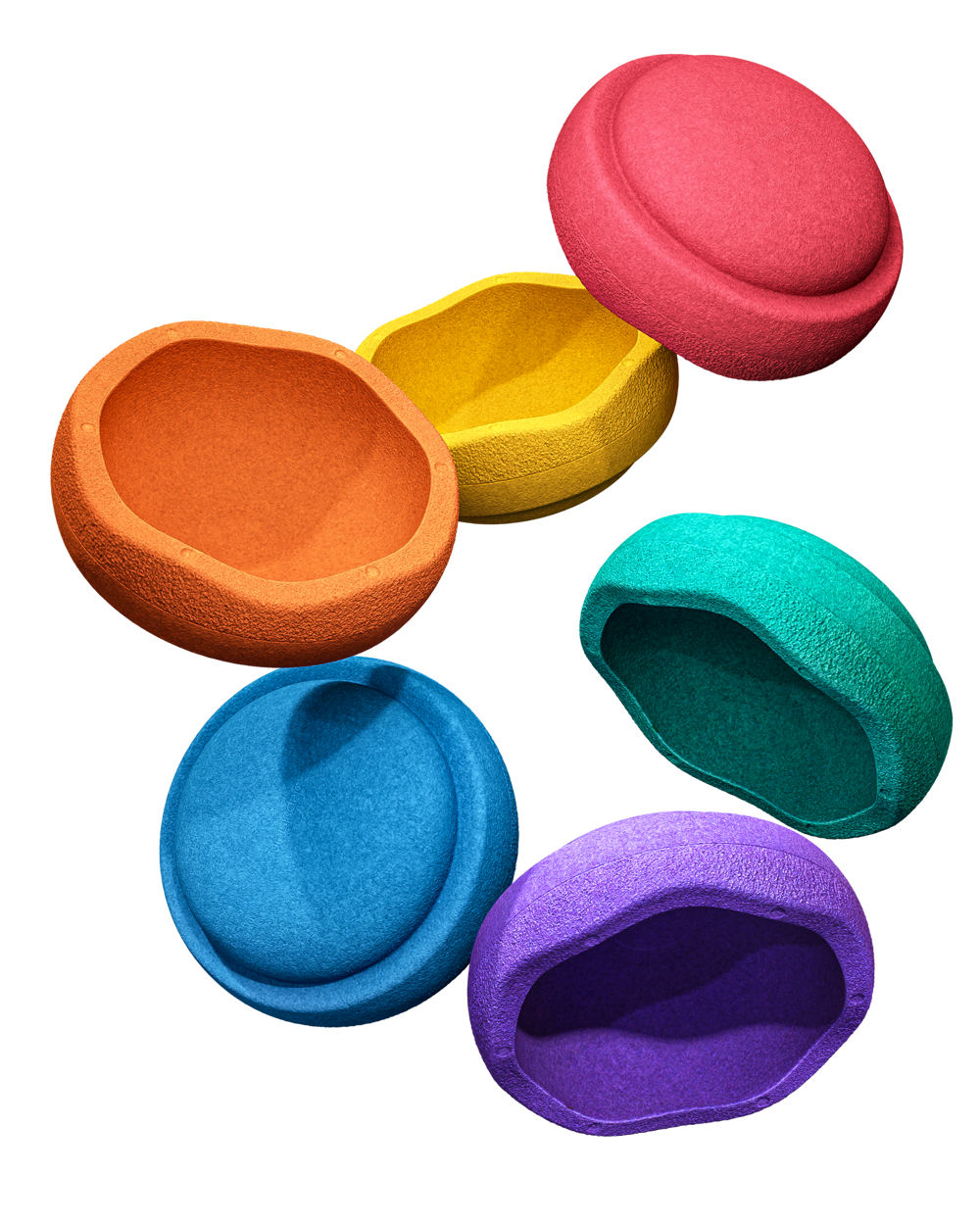 Stapelstein® Original MINI Rainbow Set 6 | Classic