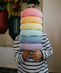 Alternative view of Stapelstein® Original MINI Rainbow Set 6 | Pastel